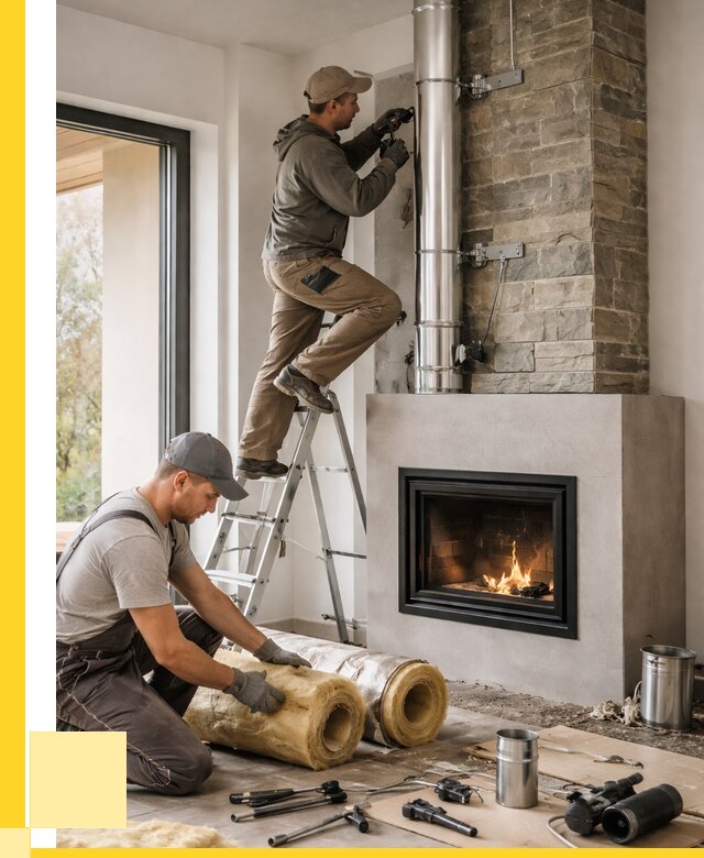 Монтаж дымоходов для каминов в Черемхове от 15639 р. ЭриданЧрм