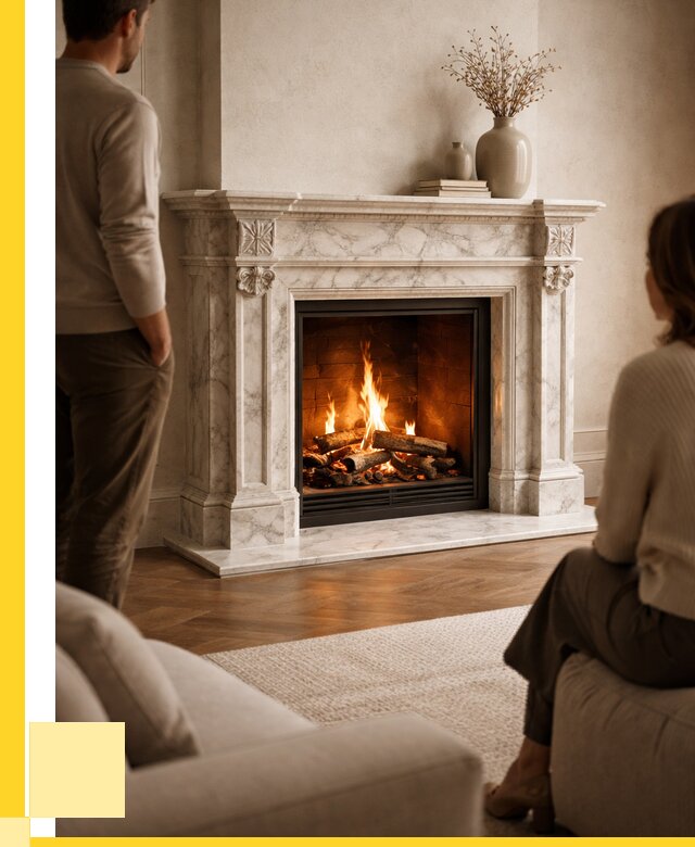 Мраморные камины под ключ в Черемхове от 260650 р. | ЭриданЧрм