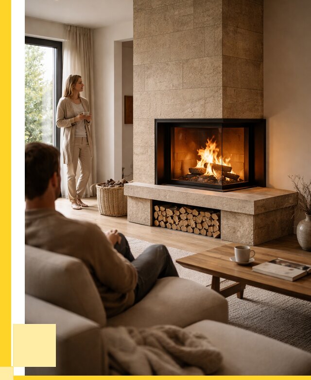 Угловые камины из кирпича установка в Черемхове от 156390 р. ЭриданЧрм