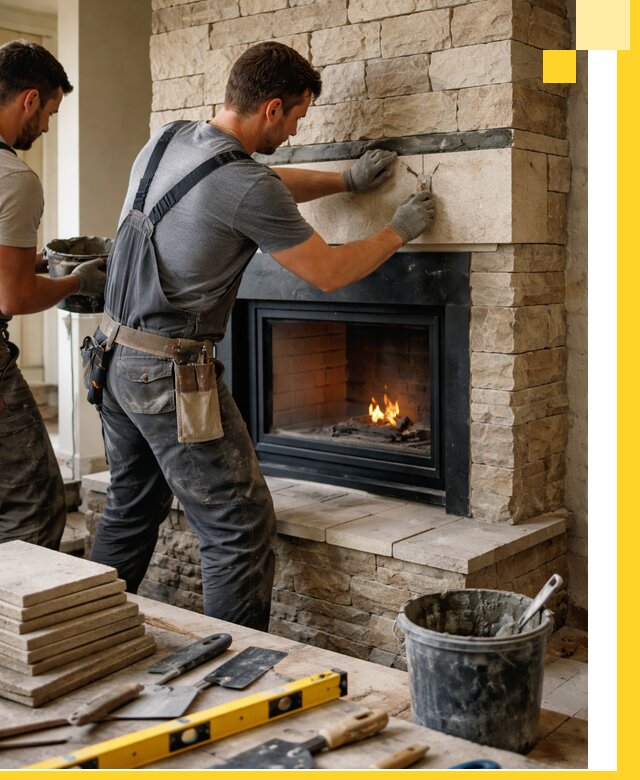 Проектирование и установка открытых каминов в Черемхове