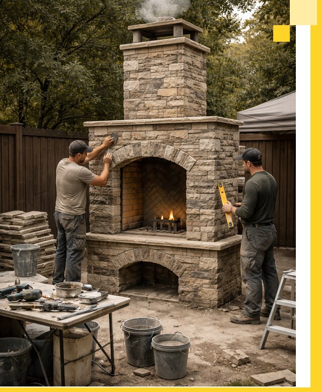 Проектирование и установка уличных каминов в Черемхове