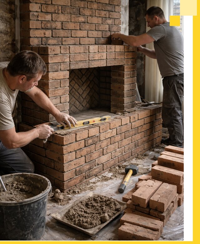 Изготовление и установка кирпичных каминов в Черемхове