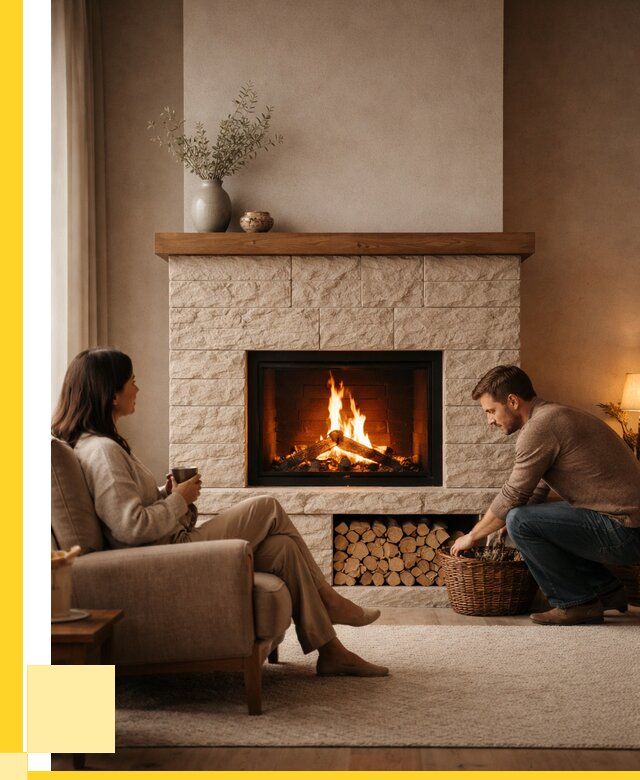 Камины для дома в Черемхове под ключ от 156390 р. | ЭриданЧрм