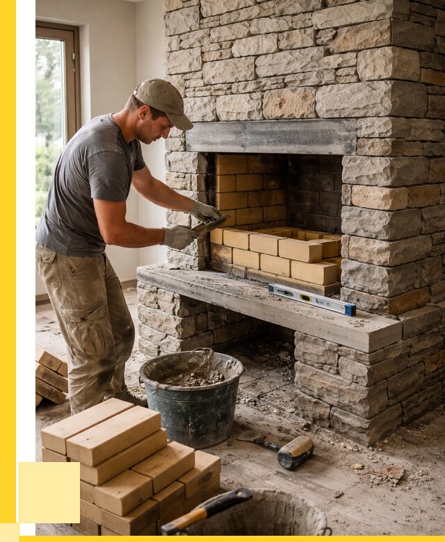 Кладка каминов и камина в Черемхове от 26065 р. ЭриданЧрм