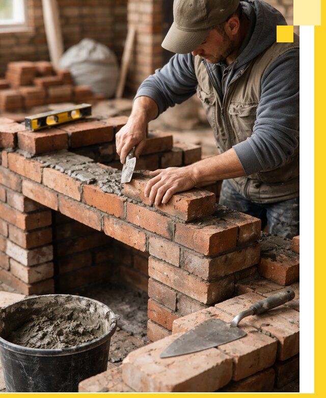 Кладка каминов под ключ в Черемхове профессиональная отделка и монтаж