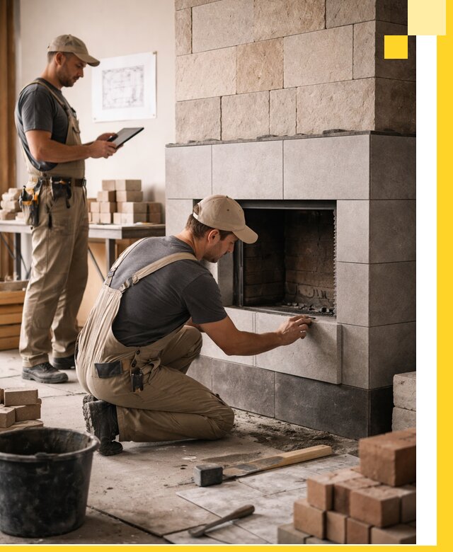 Индивидуальные проекты каминов и каминных систем в Черемхове