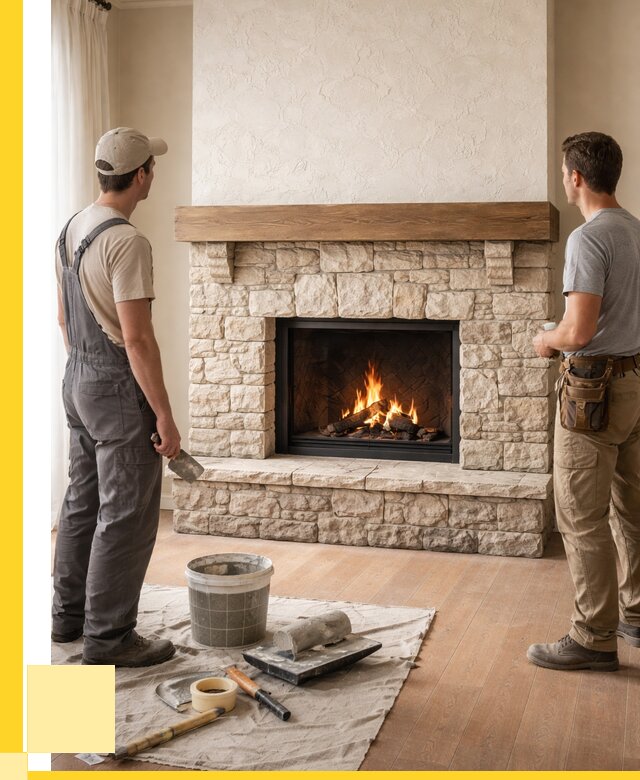 Отделка каминов в Черемхове от 6777 р. под ключ | ЭриданЧрм