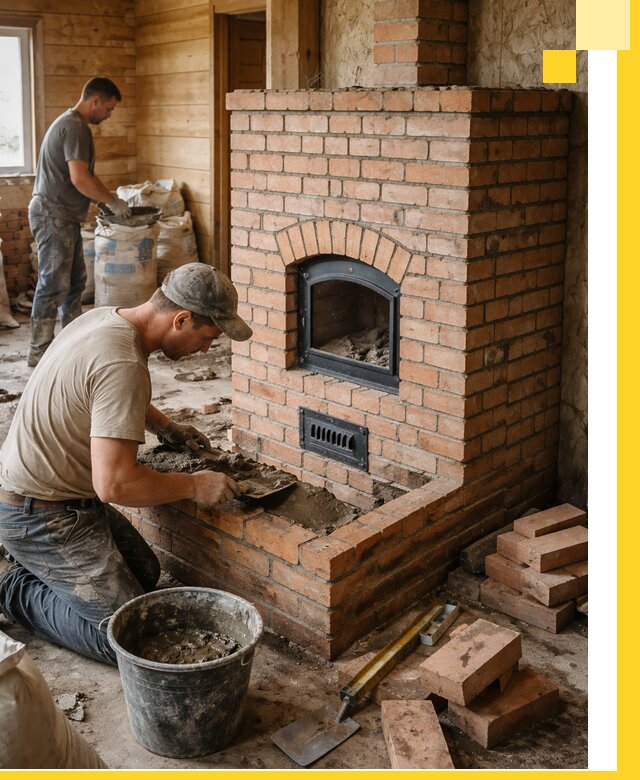 Профессиональное строительство печей в Черемхове под ключ