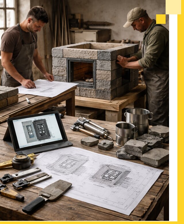 Разработка проектов печей с согласованием и монтажом в Черемхове