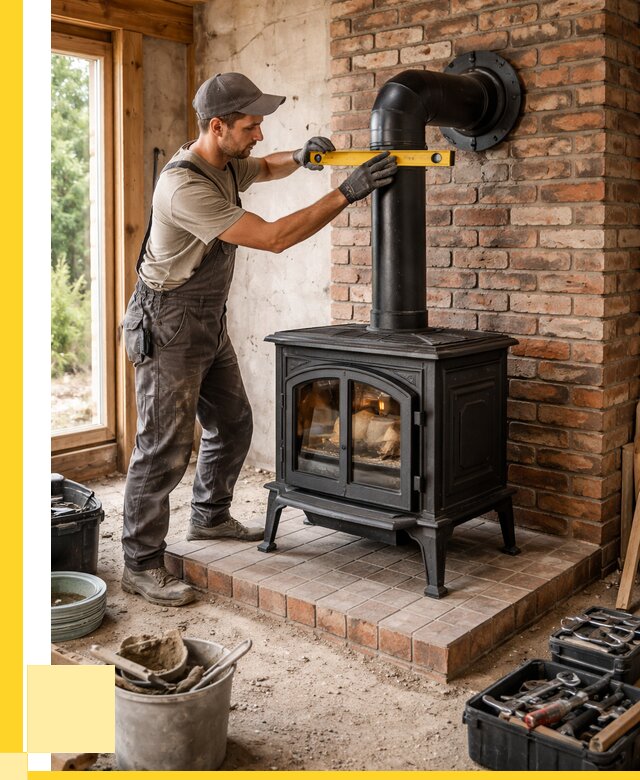 Монтаж печей установка банной печи в Черемхове от 15639 р. | ЭриданЧрм