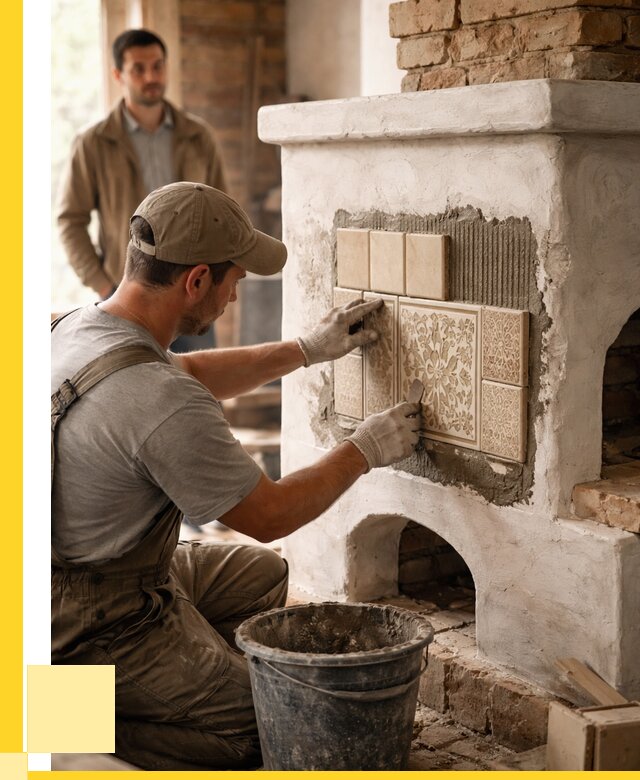 Отделка печей и банных печей в Черемхове от 36491 р. | ЭриданЧрм