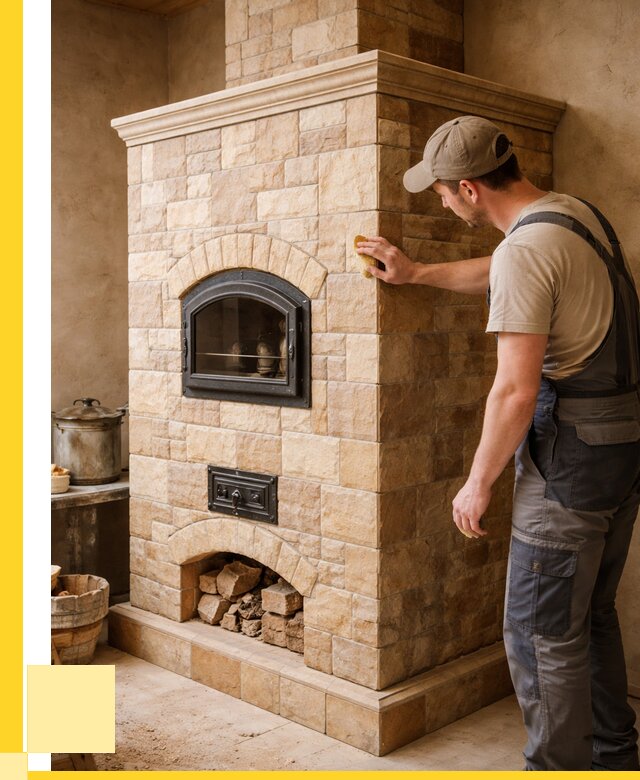 Облицовка печей в Черемхове от 4692 р. под ключ | ЭриданЧрм