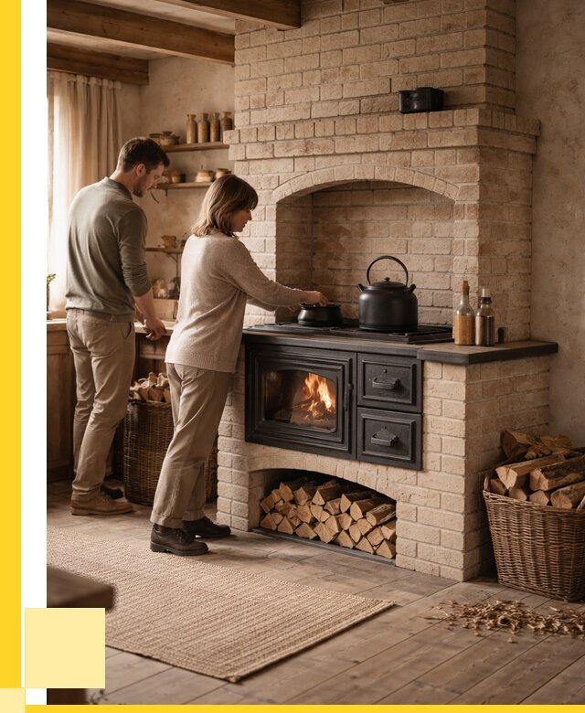 Печи с плитой в Черемхове от 46917 р. | ЭриданЧрм — кирпичная печь