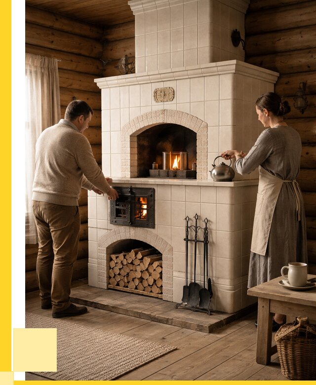 Русские печи в Черемхове: установка от 156390 р. ЭриданЧрм