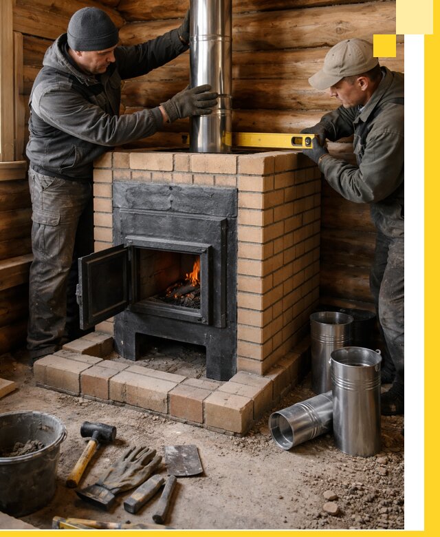 Проектирование, изготовление и установка банных печей в Черемхове