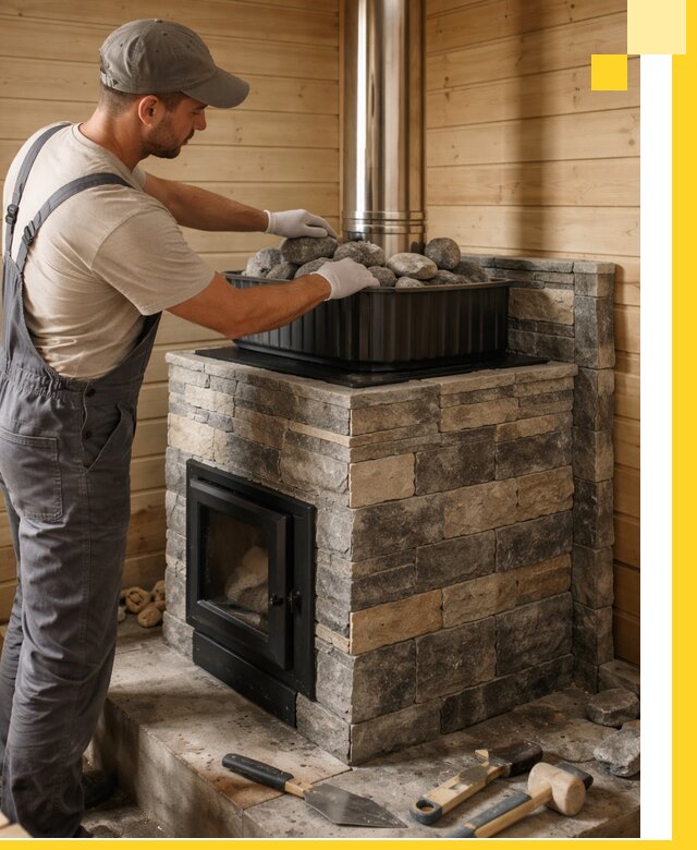 Печи для парной в Черемхове, производство, монтаж и обслуживание