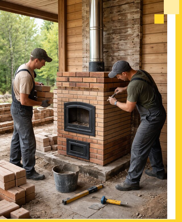 Производство и установка дачных печей под ключ в Черемхове