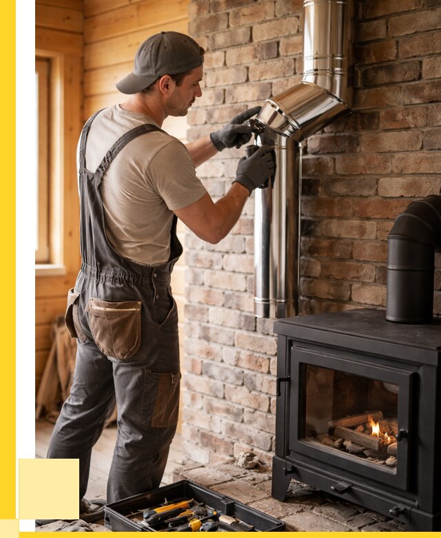 Монтаж дымоходов для печей в Черемхове от 7820 р. | ЭриданЧрм