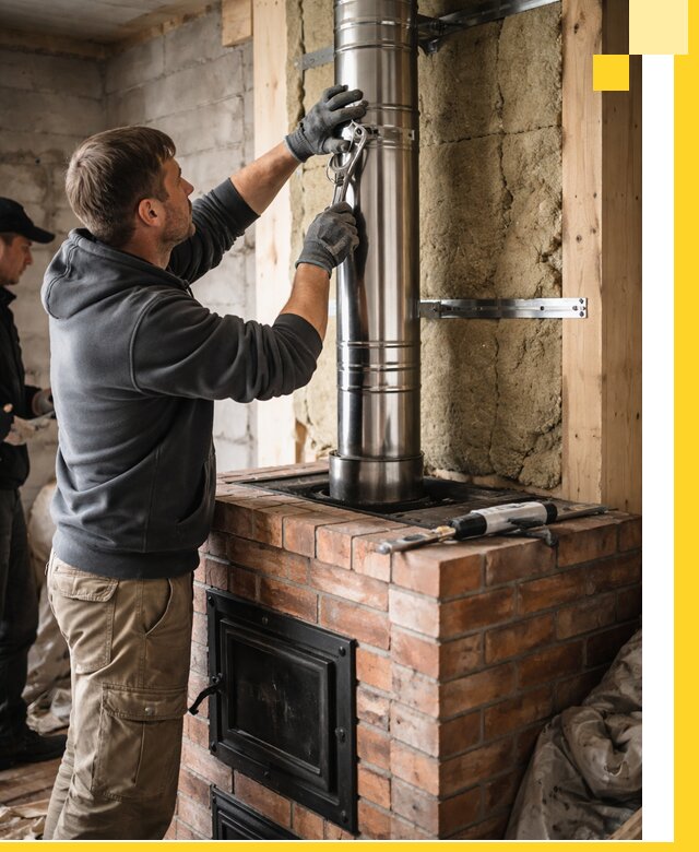 Изготовление и монтаж печей и дымоходов под ключ в Черемхове