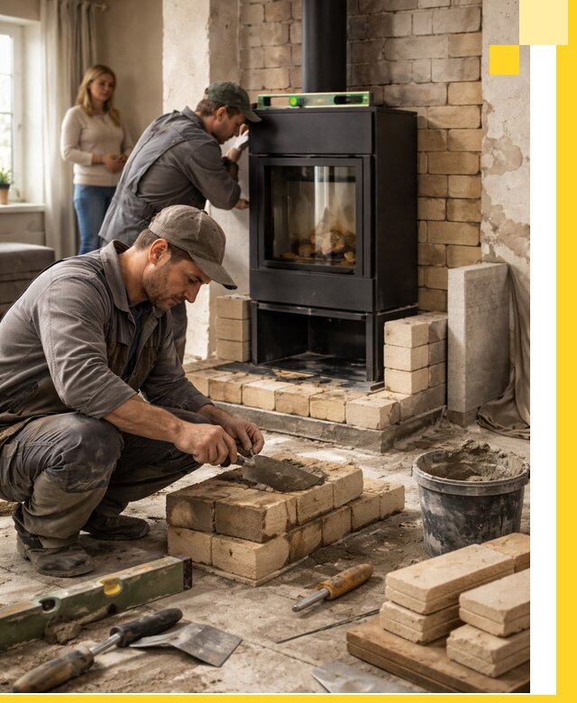 Печи и камины под ключ: проект, установка в Черемхове