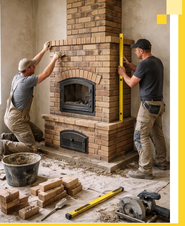 Продажа и установка печей и каминов для дома под ключ в Черемхове