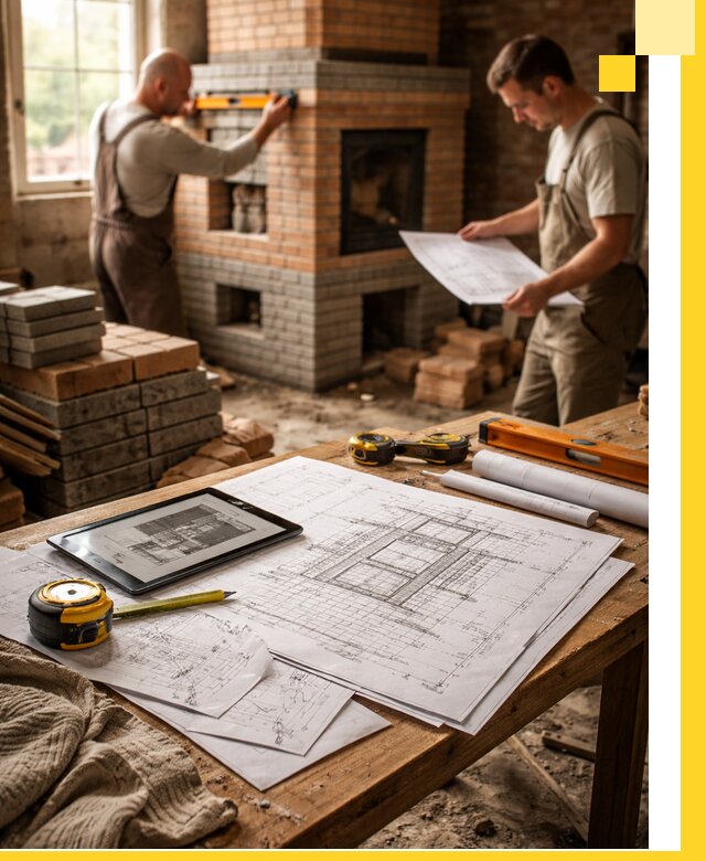 Проекты печей и каминов с индивидуальным дизайном в Черемхове