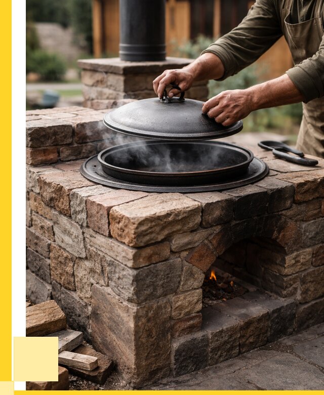 Печи для казана в Черемхове по цене от 18767 р. | ЭриданЧрм