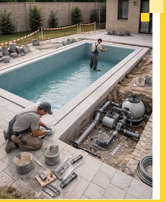 Строительство бассейнов под ключ в Черемхове: проекты и монтаж