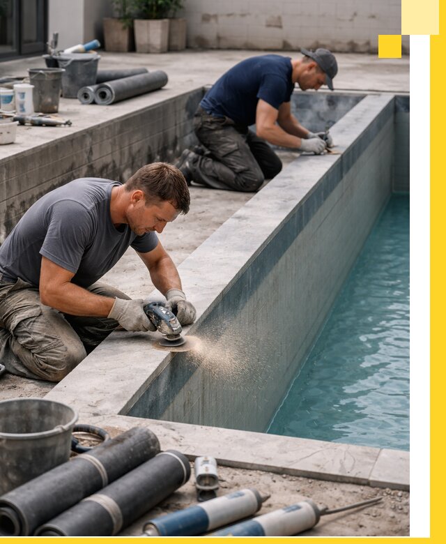 Профессиональный ремонт бассейнов под ключ в Черемхове