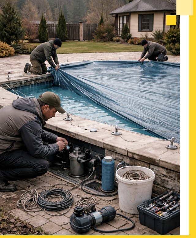 Консервация бассейнов в Черемхове: подготовка к длительному хранению