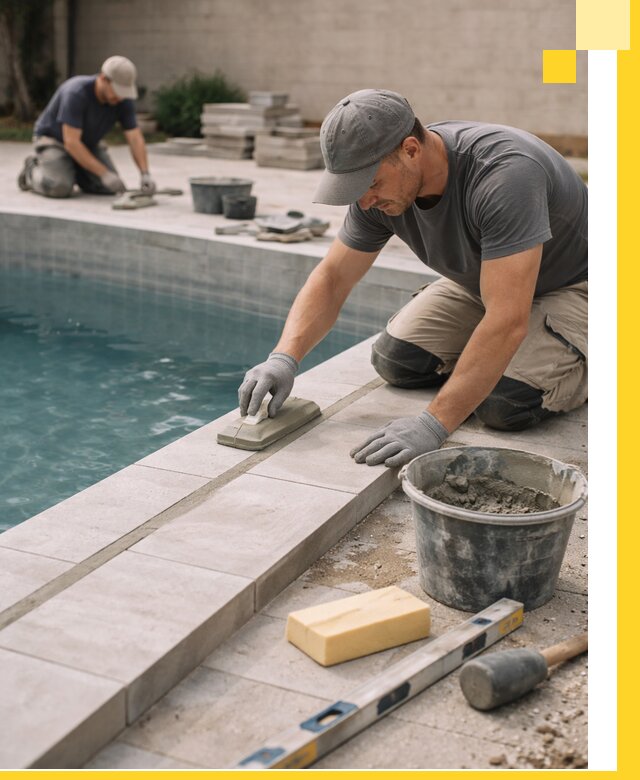 Отделка бассейнов в Черемхове: декоративная отделка и гидроизоляция