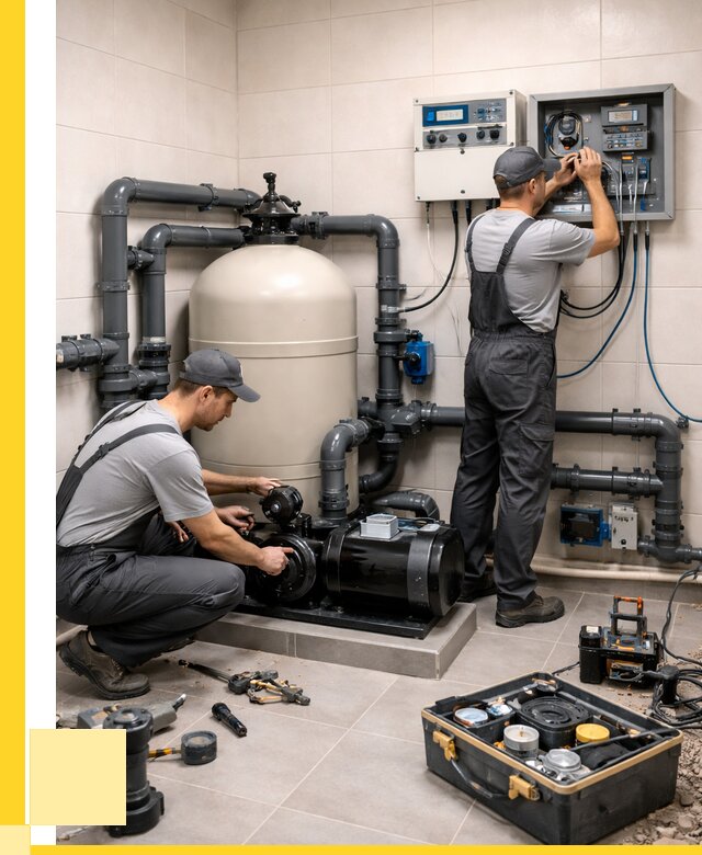 Монтаж оборудования для бассейнов в Черемхове от 41704 р. | ЭриданЧрм