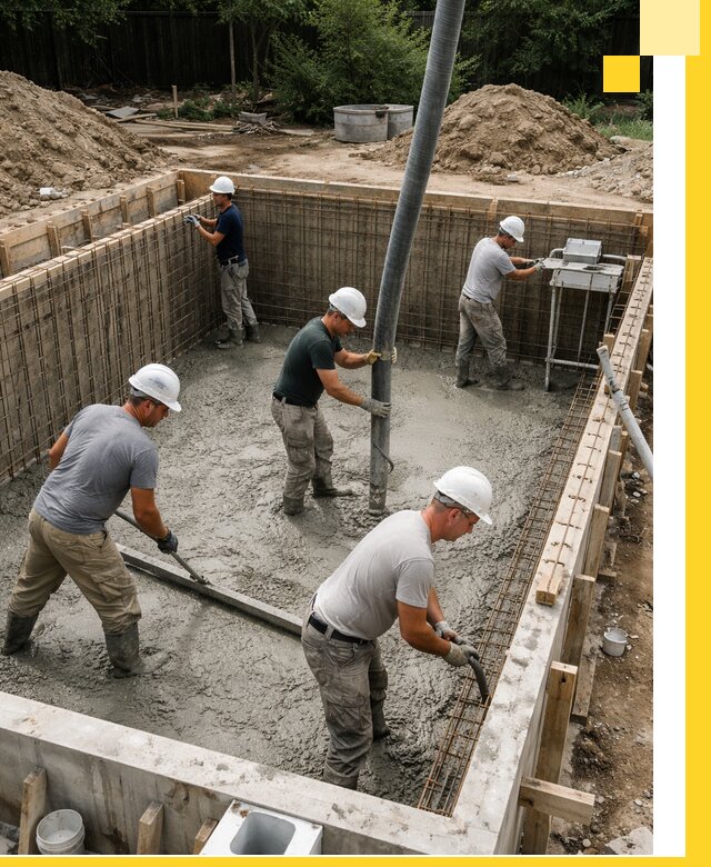 Строительство бетонных бассейнов под ключ в Черемхове