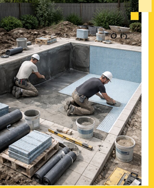 Проектирование и строительство стационарных бассейнов в Черемхове