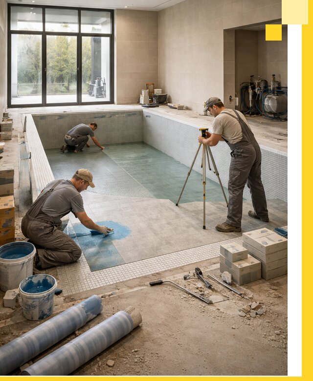 Проект и строительство закрытых бассейнов в Черемхове под ключ