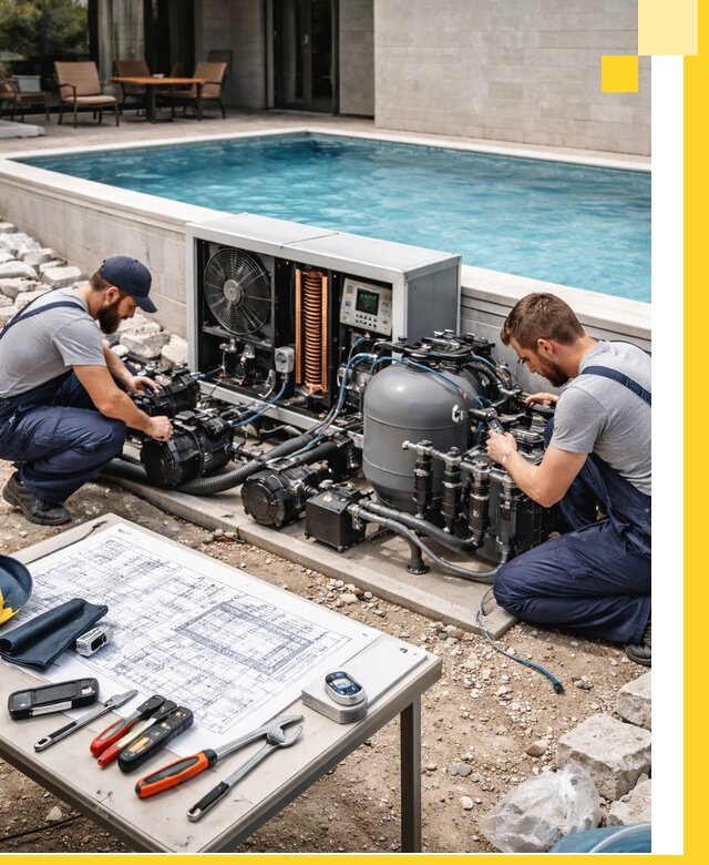 Проектирование и монтаж бассейнов с подогревом в Черемхове