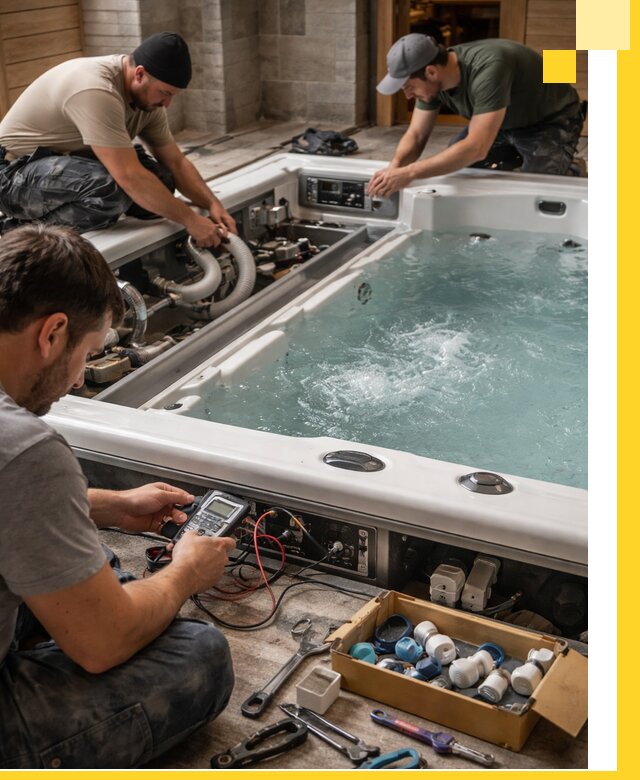 Гидромассажные бассейны под ключ в Черемхове, дизайн и монтаж