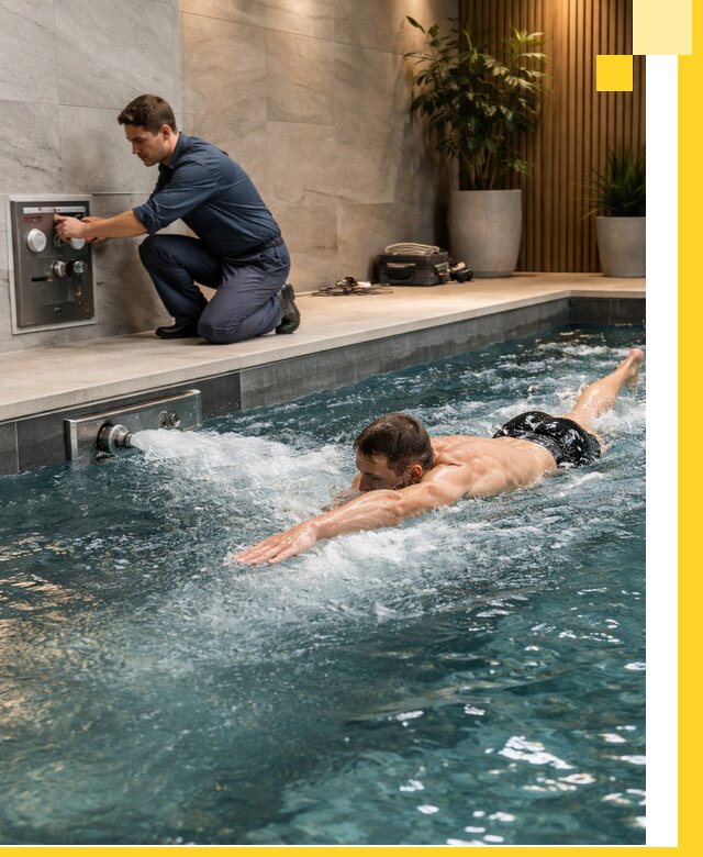 Проектирование и монтаж бассейнов с противотоком в Черемхове