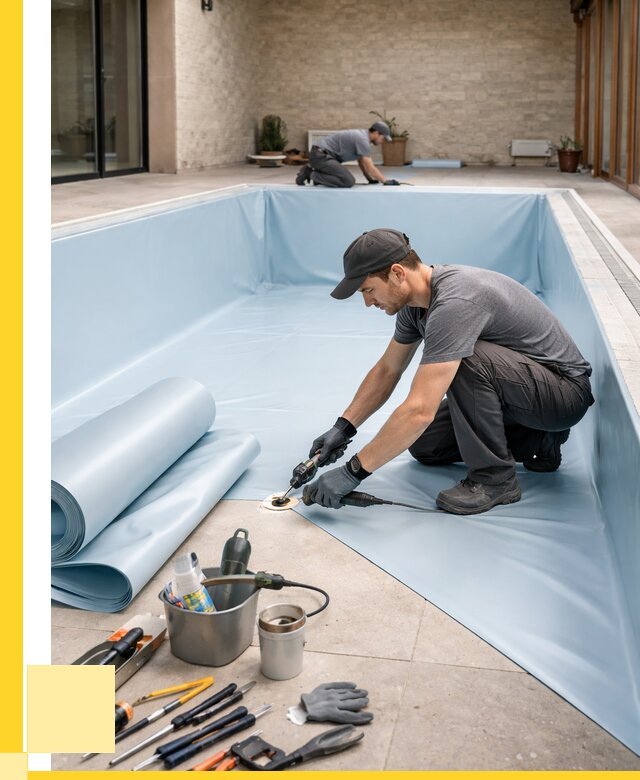 Пленка ПВХ для бассейнов в Черемхове от 2607 р. | ЭриданЧрм