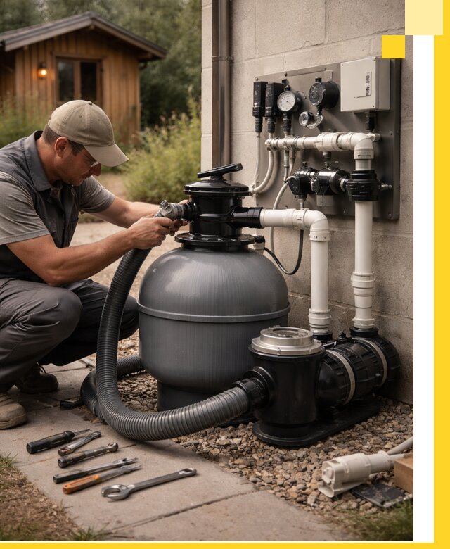 Продажа и монтаж фильтров и насосов для бассейнов в Черемхове