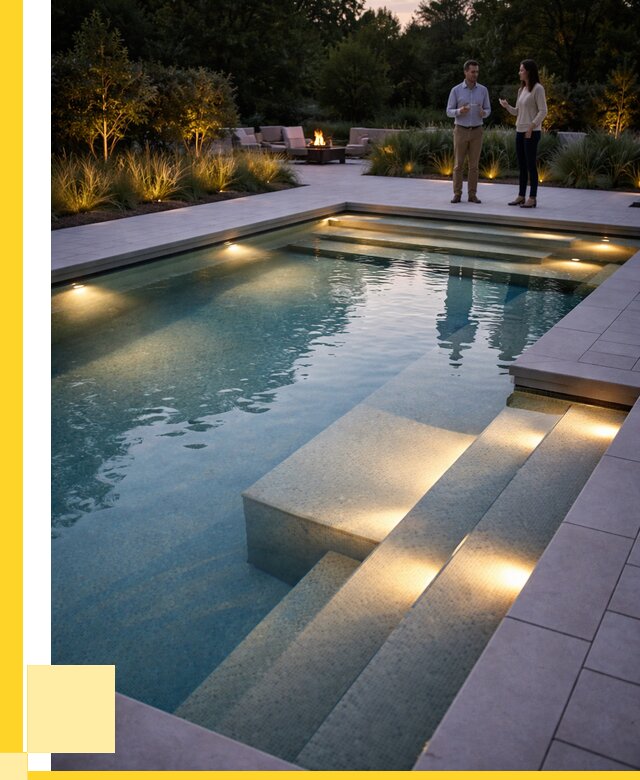 Освещение бассейнов в Черемхове под ключ от 26065 р. | ЭриданЧрм