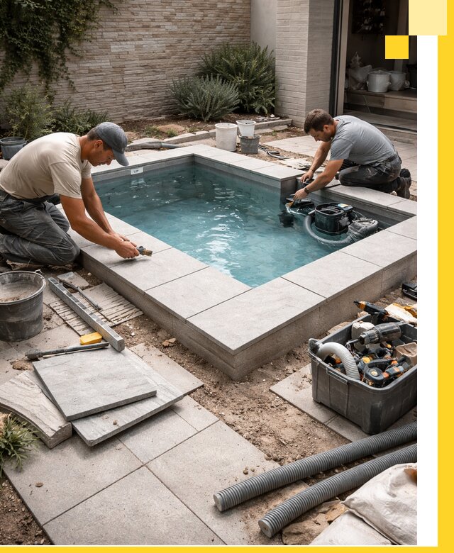 Мини бассейны под ключ в Черемхове, дизайн и установка