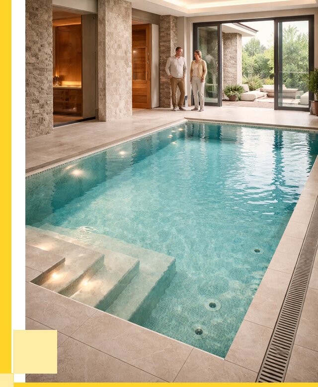 Бассейн во дворе в Черемхове: проект, отделка от 1251120 р. | ЭриданЧрм