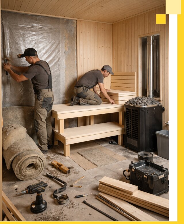 Проекты саун под ключ в Черемхове дизайн и строительство