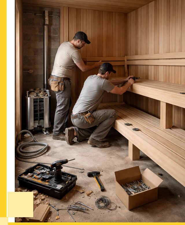 Монтаж саун под ключ в Черемхове от 125112 р. | ЭриданЧрм