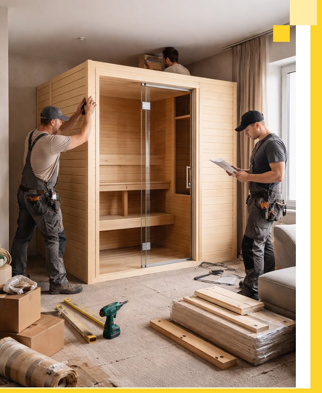 Установка и благоустройство саун в квартире в Черемхове