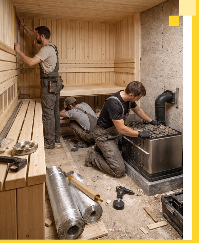 Индивидуальные сауны на заказ в Черемхове под ключ, проект и монтаж