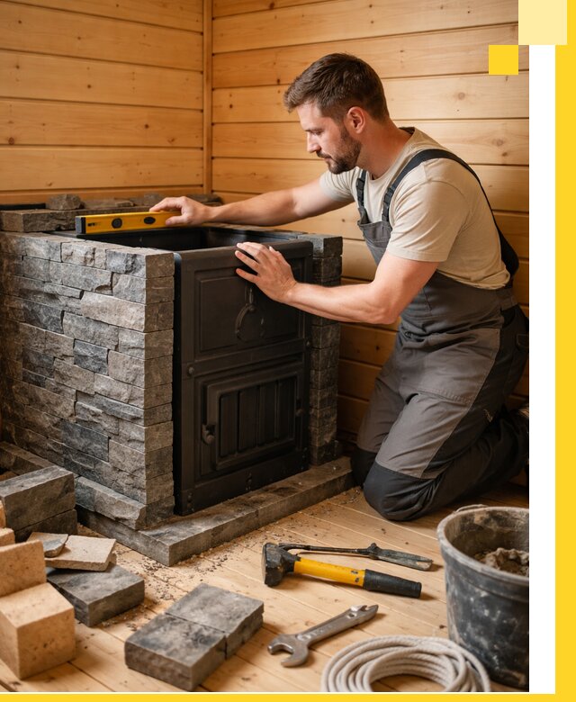 Производство и установка печей для саун под ключ в Черемхове