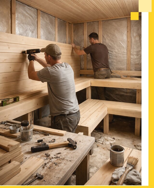 Профессиональная отделка бань и саун под ключ в Черемхове