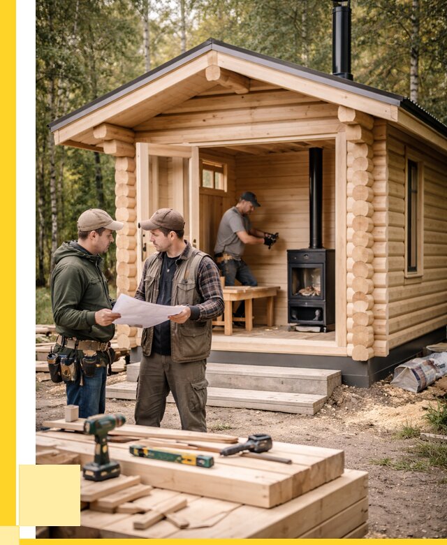 Монтаж бань под ключ в Черемхове — от 208520 р. | ЭриданЧрм